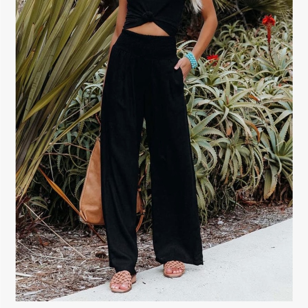 Elegant Black Women's Pants - Picture 3 of 8